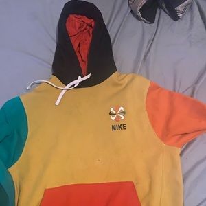 Nike colorful hoodie !!